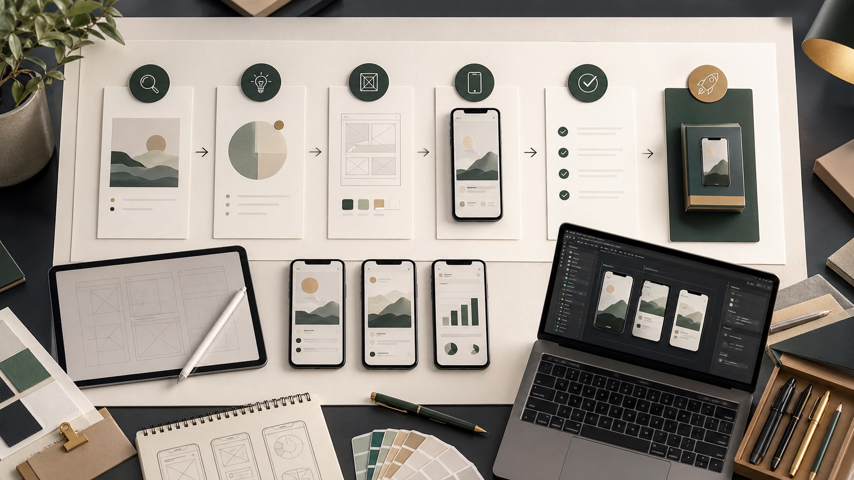 App development process Edinburgh from idea to launch and app store support