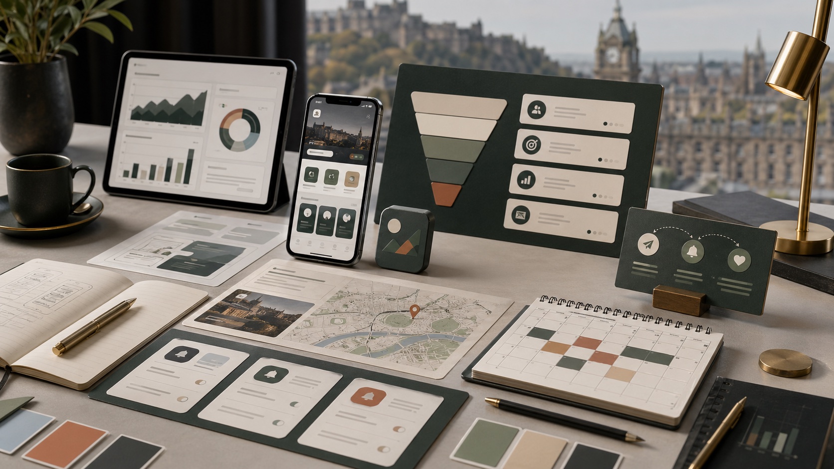 Mobile app marketing Edinburgh strategy for Scottish businesses launching a new app